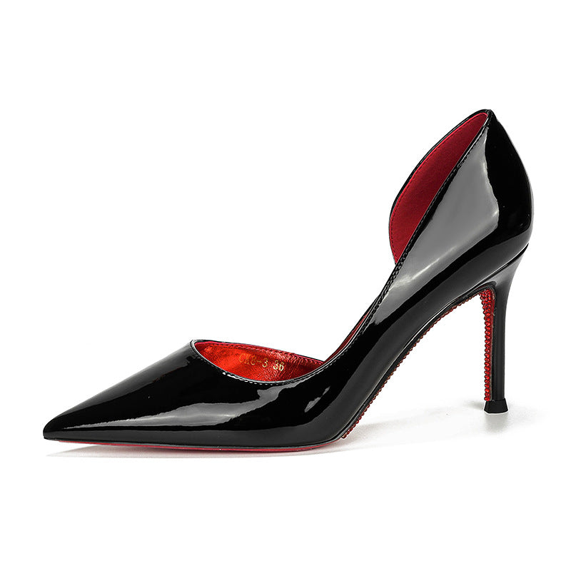 Red Diamond Sole D'Orsay Heels