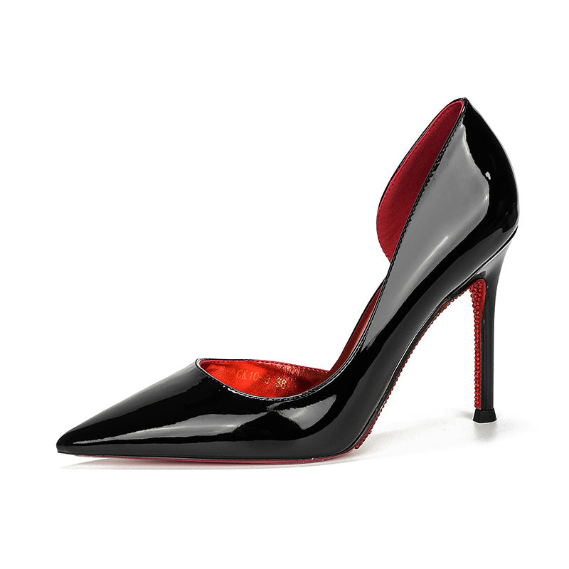 Red Diamond Sole D'Orsay Heels